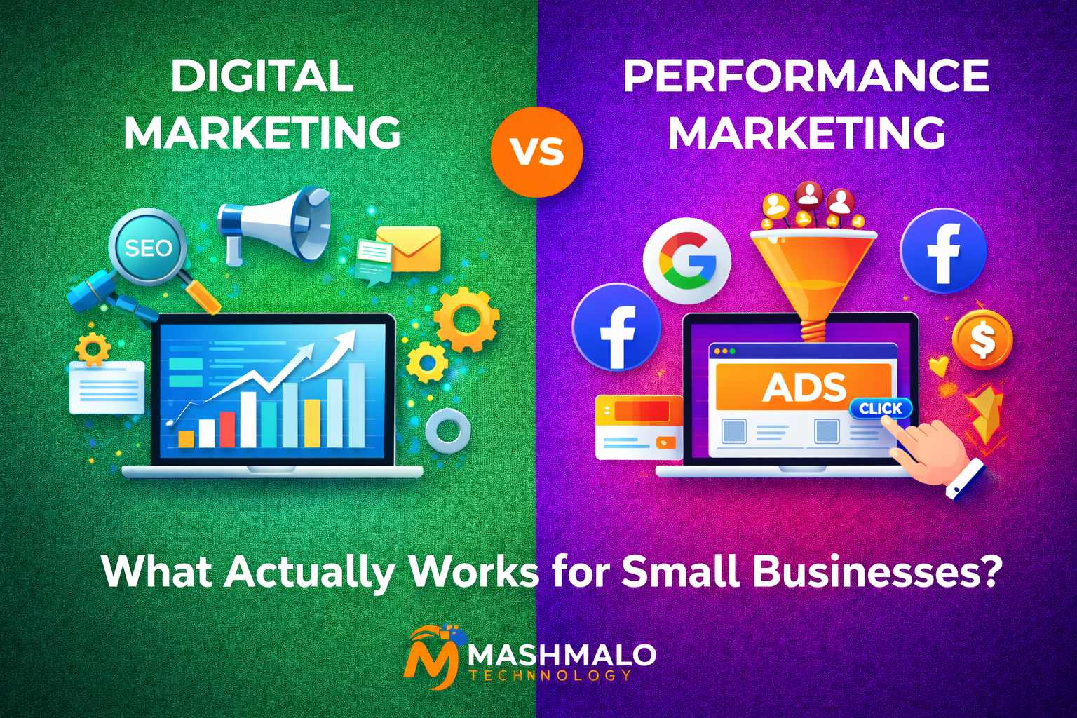 Digital Marketing vs Performance Marketing: What Actually Works for Small Businesses?